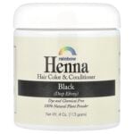 حناء للشعر – صبغ ملون طبيعي 100% أسود داكن مع بلسم نباتي (113 جم) 2 حناء للشعر – صبغ ملون طبيعي 100% أسود داكن مع بلسم نباتي