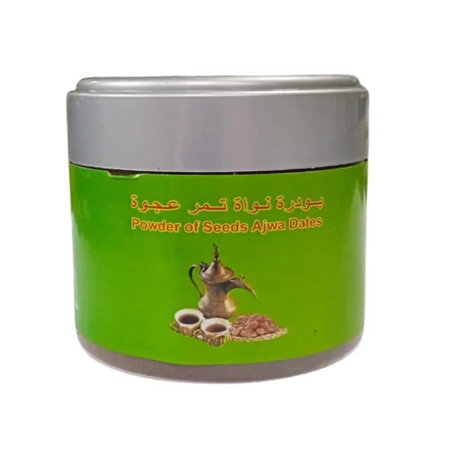 بودرة نواة تمر العجوة – مسحوق طبيعي غني بالعناصر الغذائية